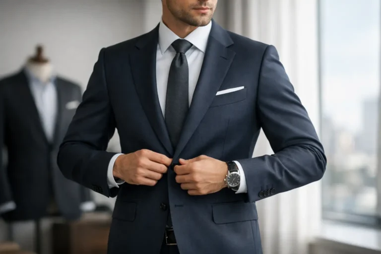 Cum trebuie să stea un costum pe corp