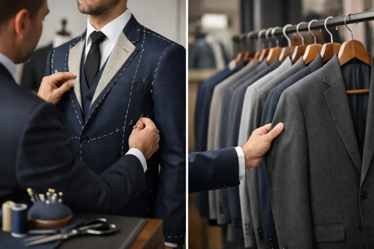 Diferența dintre costum la comandă și ready to wear